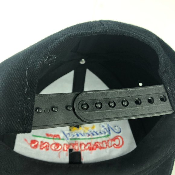 1998 Kentucky Wildcats NCAA Championship Hat Snap Back Black Logo 7 Embroidered - Picture 9 of 9